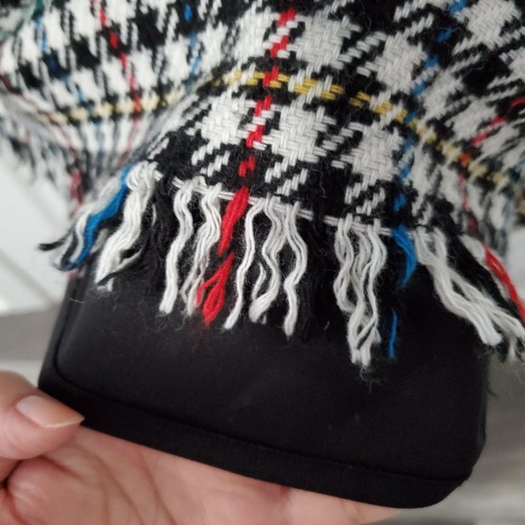 Zara Wool Blend Patterned Dress - Picture 5 of 7